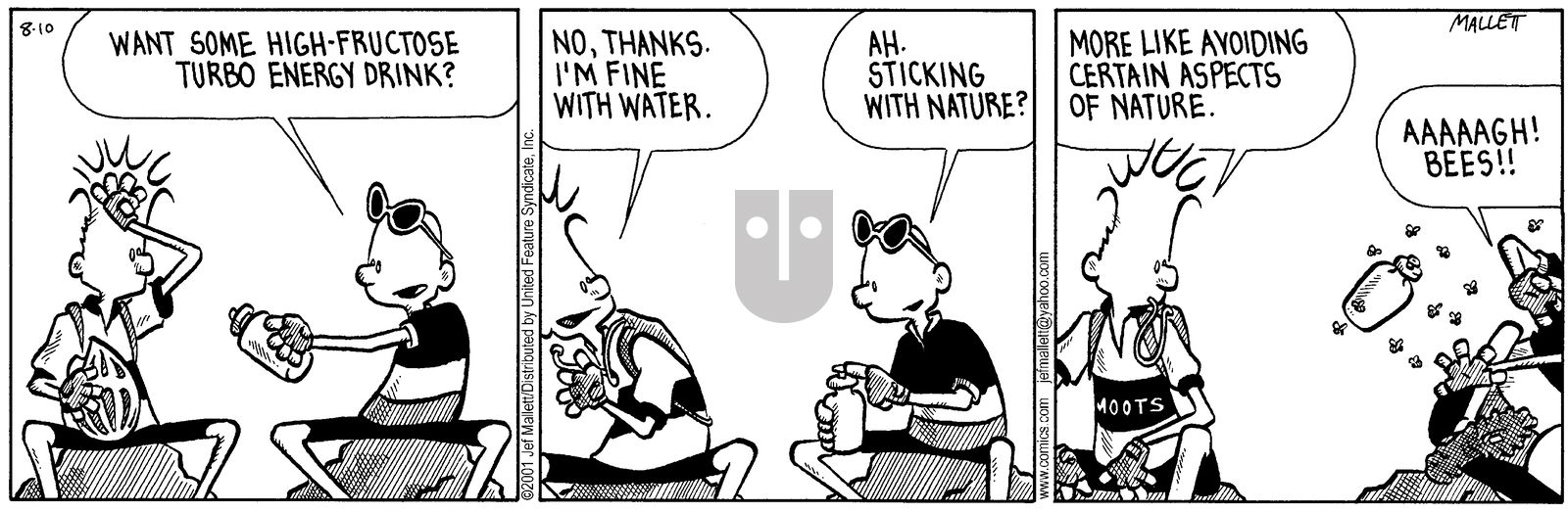 Frazz - Friday August 10, 2001 Comic Strip