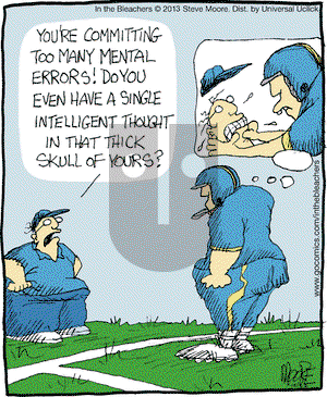 In the Bleachers on Tuesday October 22, 2013 Comic Strip