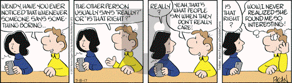 Drabble on Wednesday March 8, 2017 Comic Strip