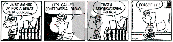 Peanuts on Monday November 19, 1984 Comic Strip