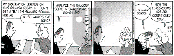 Luann on Tuesday May 18, 1999 Comic Strip
