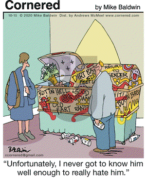 Cornered on Thursday October 15, 2020 Comic Strip