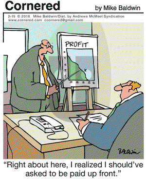 Cornered on Monday February 19, 2018 Comic Strip