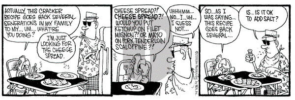 Monty on Thursday November 2, 2006 Comic Strip