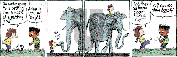 Cul de Sac on Tuesday April 2, 2019 Comic Strip