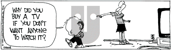 The Buckets on Saturday April 17, 1999 Comic Strip