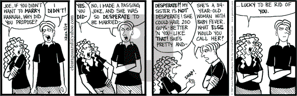Clear Blue Water on Tuesday May 29, 2007 Comic Strip