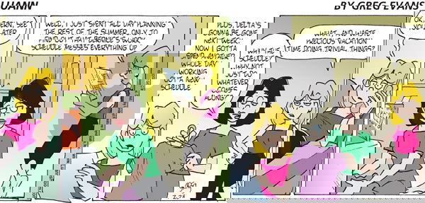 Luann on Sunday July 28, 2002 Comic Strip