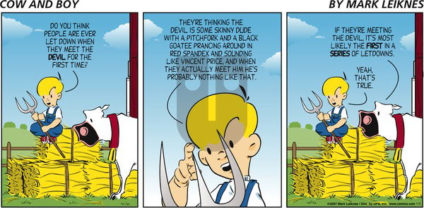 Cow and Boy Classics on Sunday July 15, 2007 Comic Strip