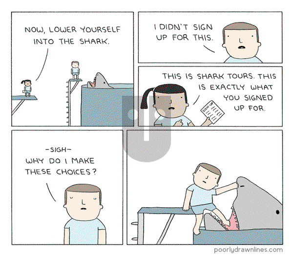 Poorly Drawn Lines on Wednesday April 6, 2016 Comic Strip