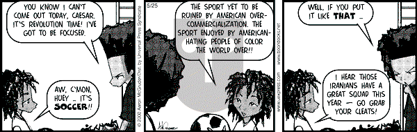 The Boondocks on Thursday December 27, 2007 Comic Strip