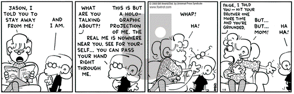 FoxTrot on Thursday January 9, 2003 Comic Strip