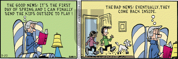 Grand Avenue on Wednesday March 20, 2019 Comic Strip