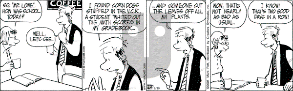 Mr. Lowe on Thursday January 30, 2025 Comic Strip