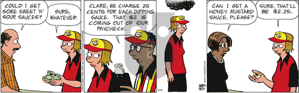 Lucky Cow - Saturday December 7, 2024 Comic Strip