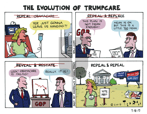 Ted Rall on Tuesday July 18, 2017 Comic Strip
