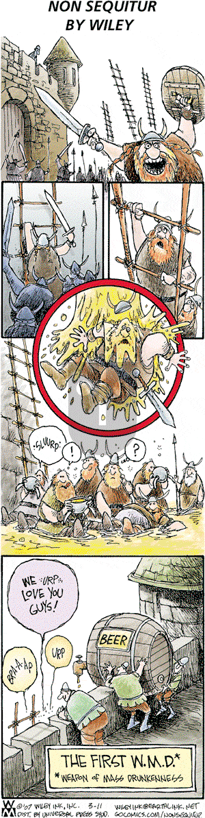 Non Sequitur on Sunday March 11, 2007 Comic Strip