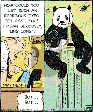 Brevity on Tuesday April 12, 2016 Comic Strip
