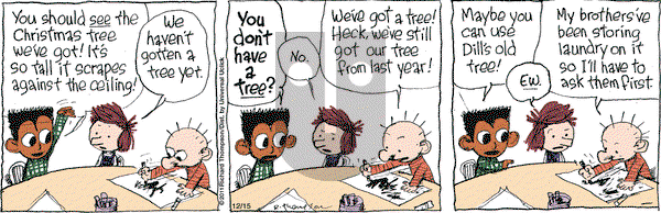 Cul de Sac on Thursday December 15, 2011 Comic Strip