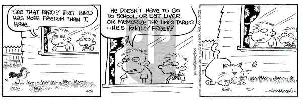 Soup to Nutz - Old on Tuesday April 24, 2007 Comic Strip