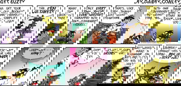 Get Fuzzy on Sunday January 3, 2010 Comic Strip