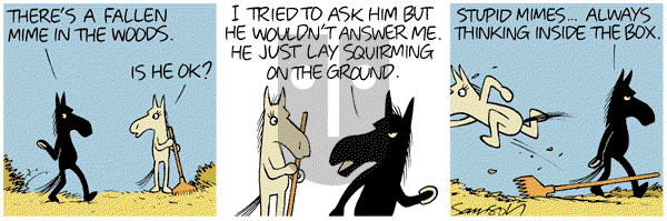 Dark Side of the Horse on Tuesday September 21, 2010 Comic Strip