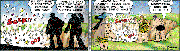 Alley Oop on Tuesday April 12, 2016 Comic Strip