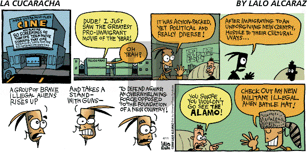 La Cucaracha on Sunday April 11, 2004 Comic Strip