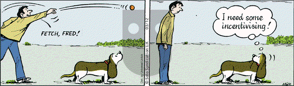 Fred Basset on Thursday March 12, 2015 Comic Strip