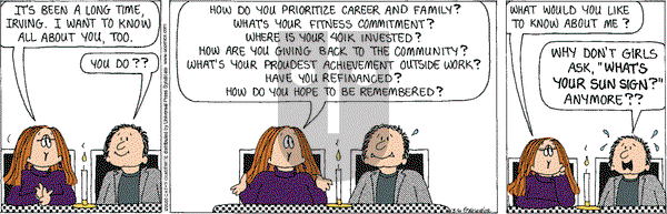 Cathy Classics on Thursday March 6, 2003 Comic Strip