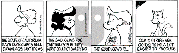 Arlo and Janis - Tuesday January 2, 1996 Comic Strip