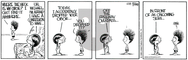 Grand Avenue on Wednesday April 19, 2000 Comic Strip