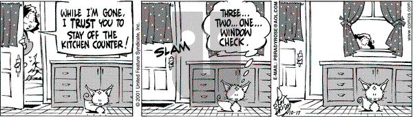 Rose is Rose on Wednesday October 17, 2001 Comic Strip