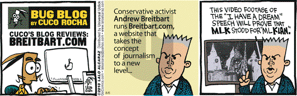 La Cucaracha on Friday August 6, 2010 Comic Strip