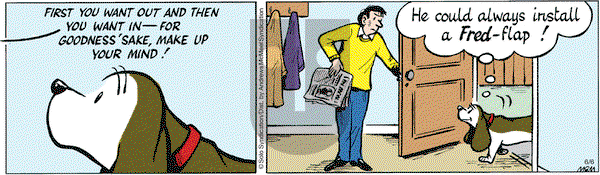 Fred Basset on Wednesday June 6, 2018 Comic Strip