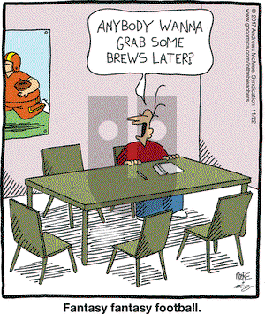 In the Bleachers on Wednesday November 22, 2017 Comic Strip