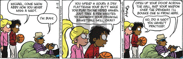 Cleats on Thursday March 17, 2005 Comic Strip