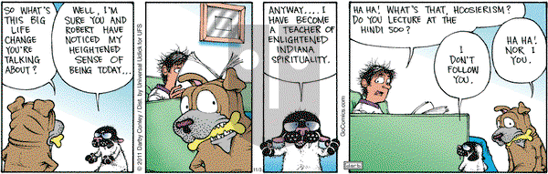 Get Fuzzy on Thursday November 3, 2011 Comic Strip