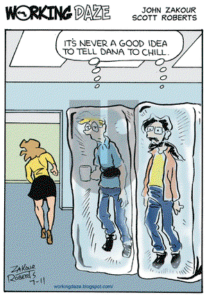 Working Daze on Saturday July 11, 2009 Comic Strip