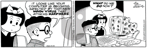 Nancy on Saturday March 19, 2005 Comic Strip