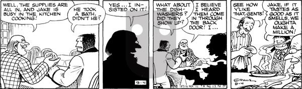 Alley Oop on Thursday September 4, 1975 Comic Strip