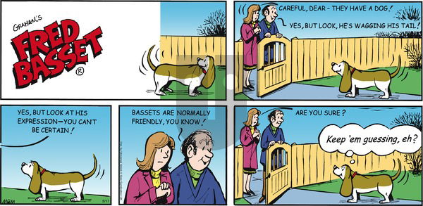 Fred Basset on Sunday May 17, 2015 Comic Strip