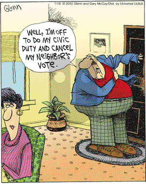 The Flying McCoys on Tuesday November 6, 2012 Comic Strip