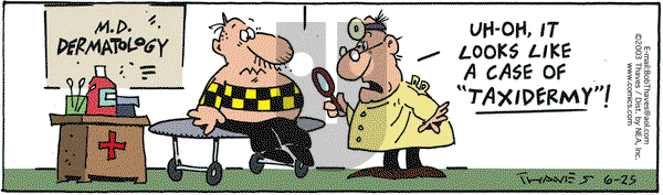 Frank and Ernest on Wednesday June 25, 2003 Comic Strip