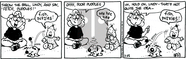 Luann on Thursday January 25, 1990 Comic Strip