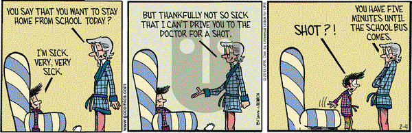Grand Avenue on Monday February 4, 2013 Comic Strip