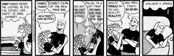 Clear Blue Water on Saturday April 1, 2006 Comic Strip