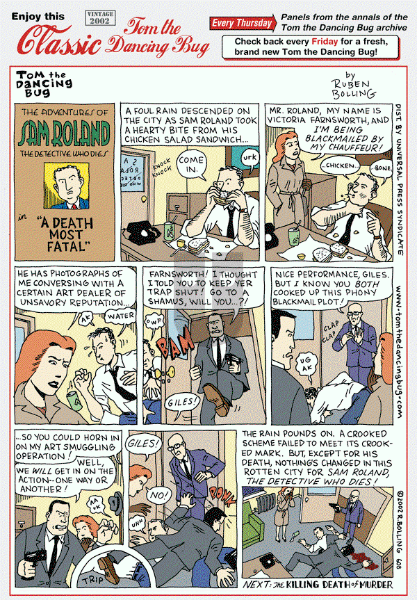 Tom the Dancing Bug on Thursday March 6, 2014 Comic Strip