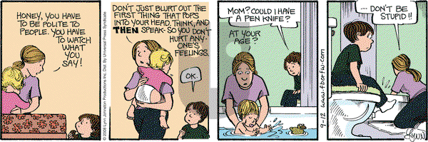 For Better or For Worse on Friday September 12, 2008 Comic Strip