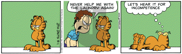 Garfield on Monday January 10, 2000 Comic Strip